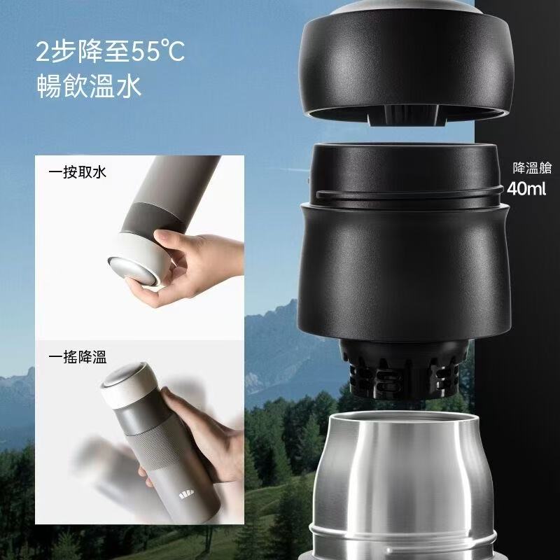 LC002戶外運動雙倉降溫保溫杯