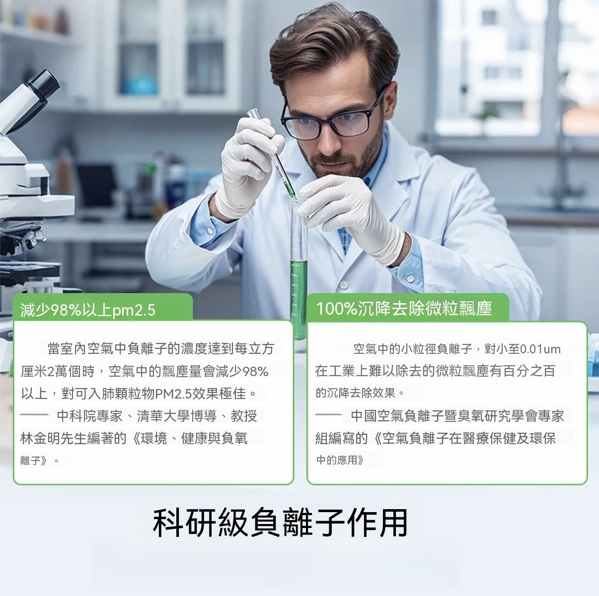 負離子桌面循環風扇