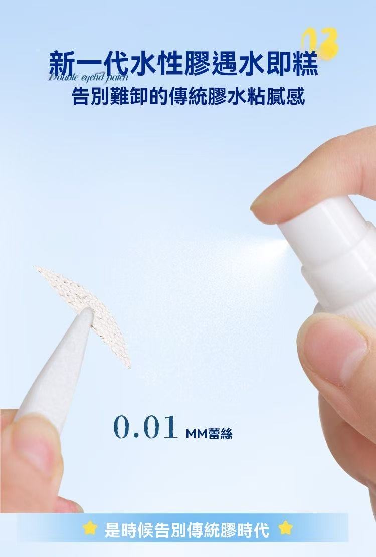 新款蕾絲網紗雙眼皮貼