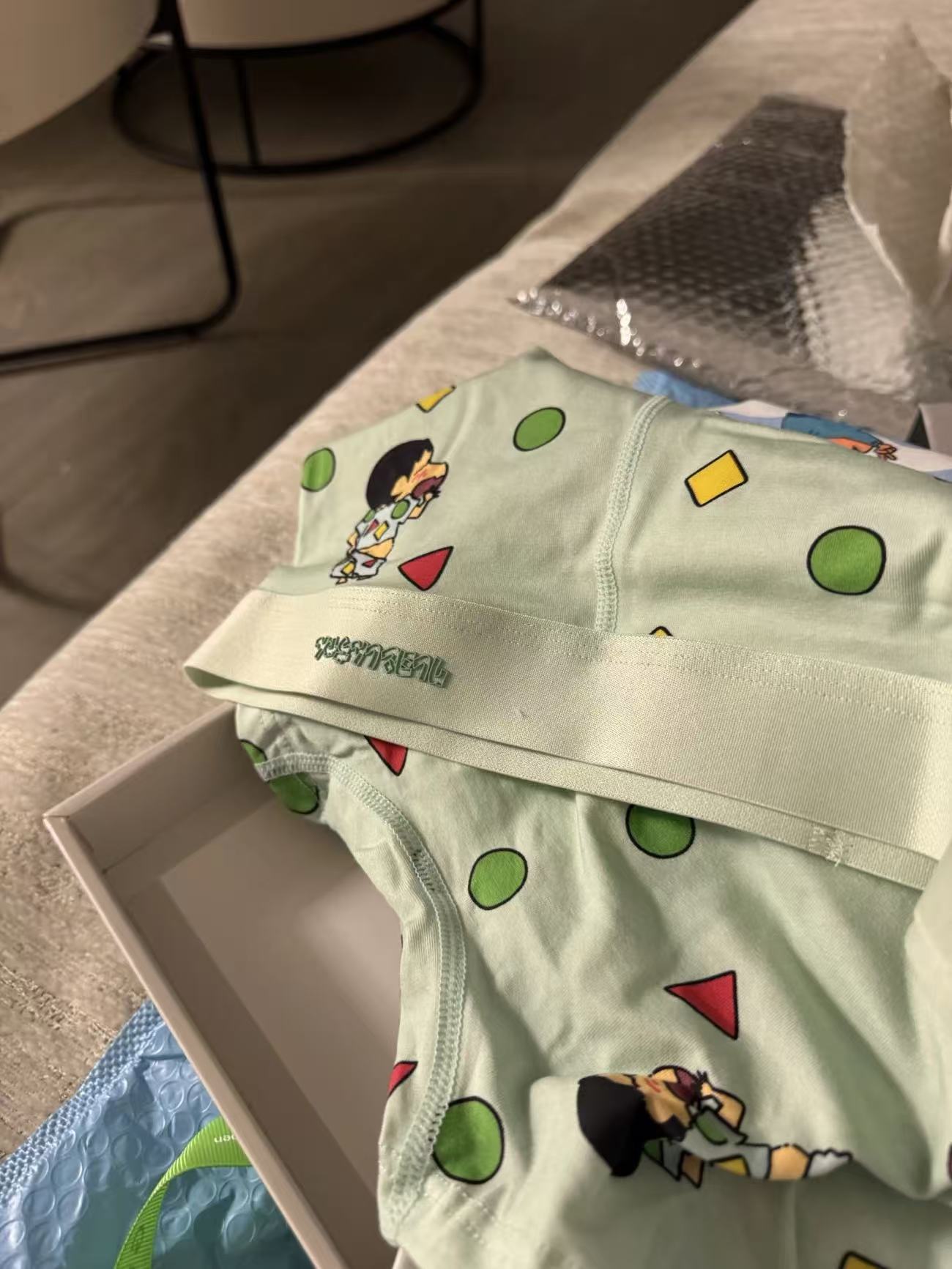 【3-piece gift set】Crayon Shin-chan collaboration men's boxer briefs