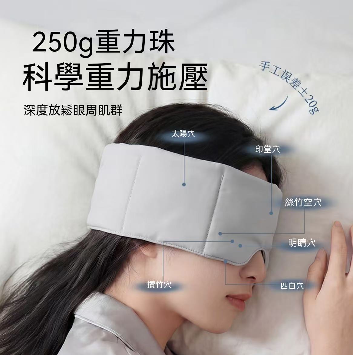 Deep Sleep Gravity Eye Mask (Sleep Savior⭐)
