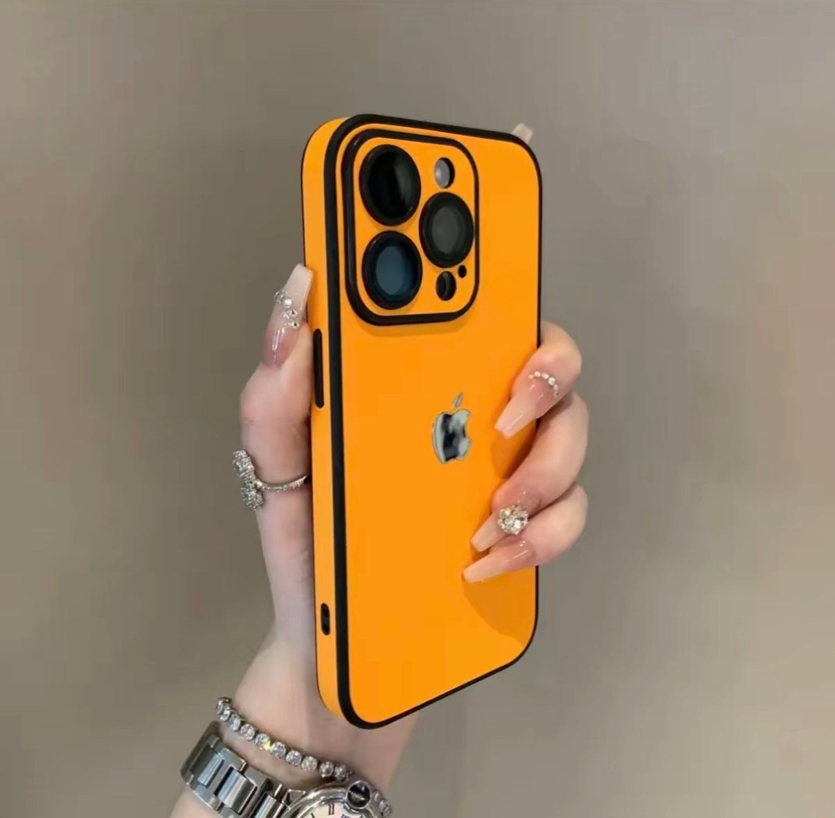 iPhone全包鏡頭簡約潮流防摔手機殼