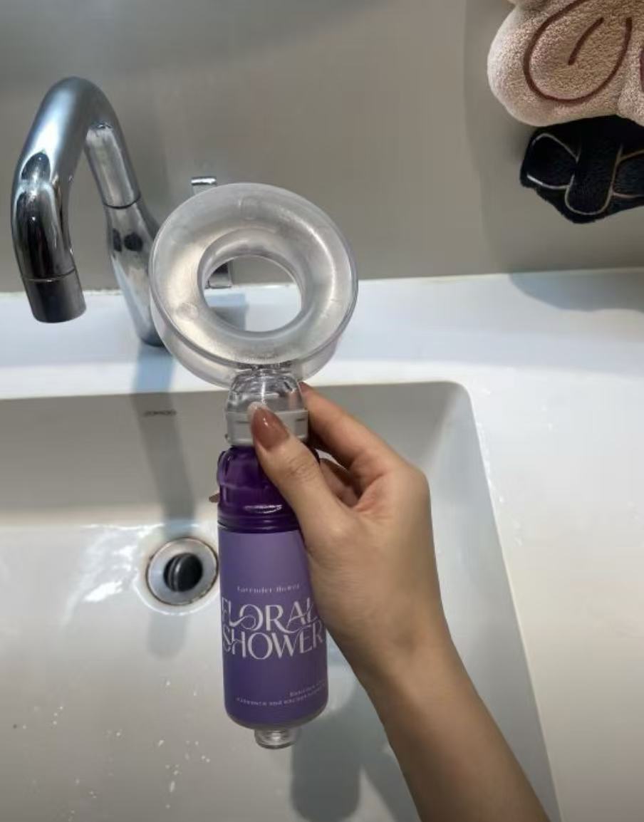 Space Ring VC Filtered High-Pressure Aromatherapy Shower Head