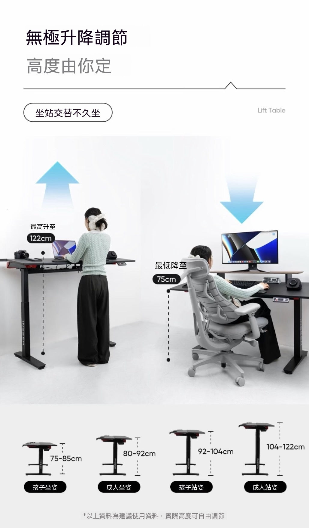 電動肥貓沙發+傾斜電動升降桌｜電競居家套裝