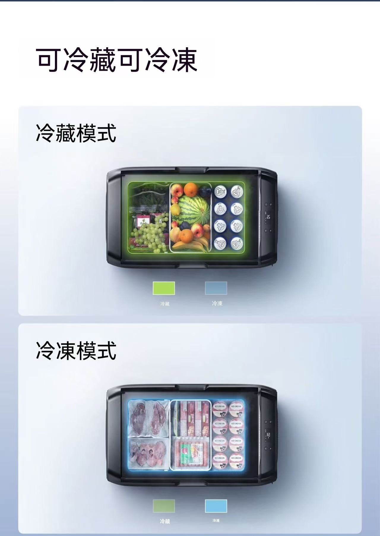 戶外移動電源冰箱（也可以車載）