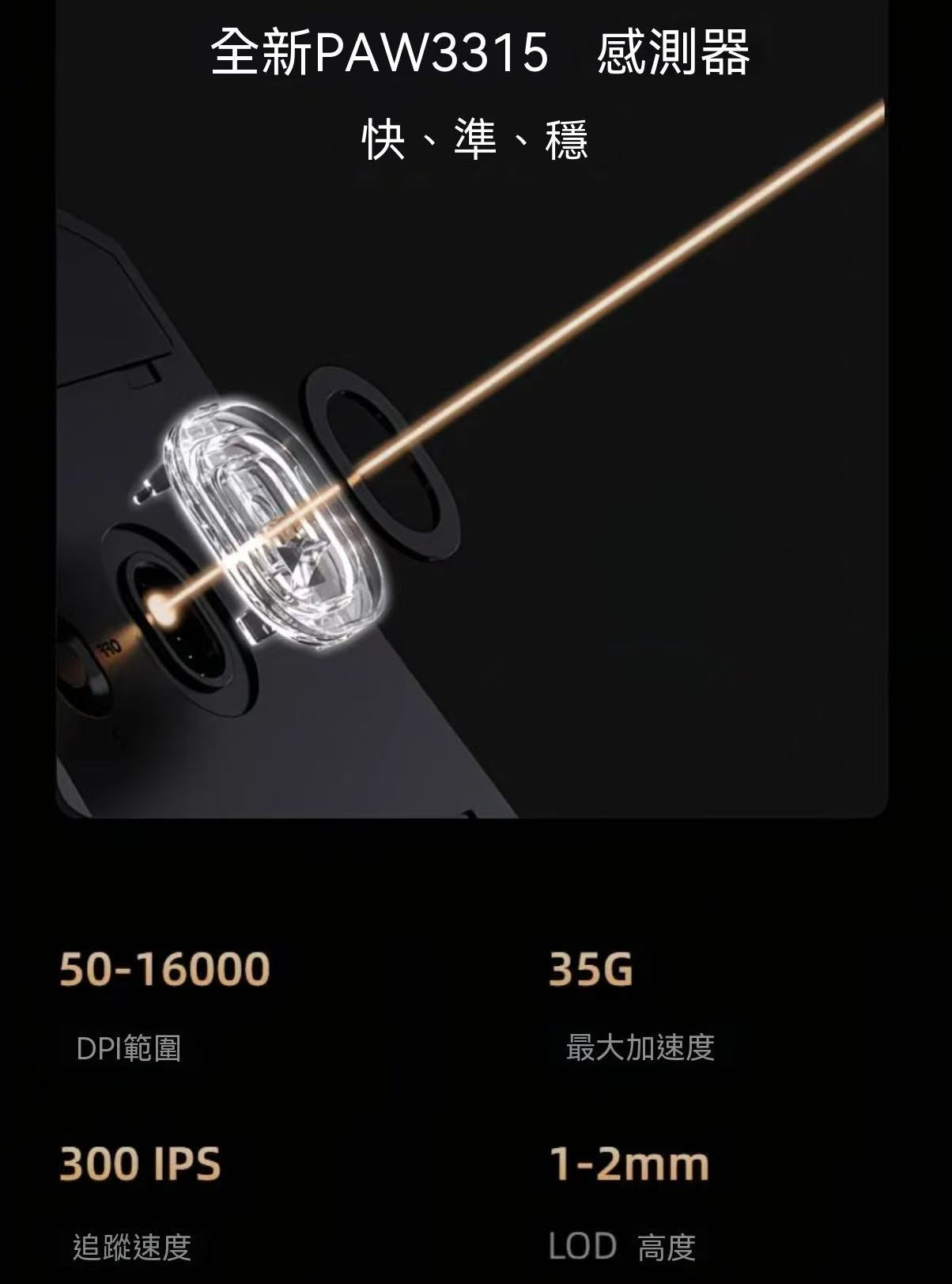 MX301 PRO 複合碳纖維無線藍牙三模電競辦公遊戲滑鼠