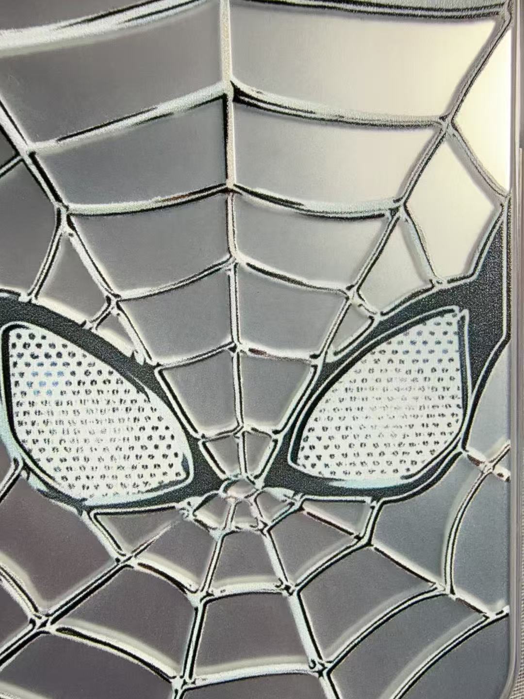 Silver Spider-Man Holographic Phone Case