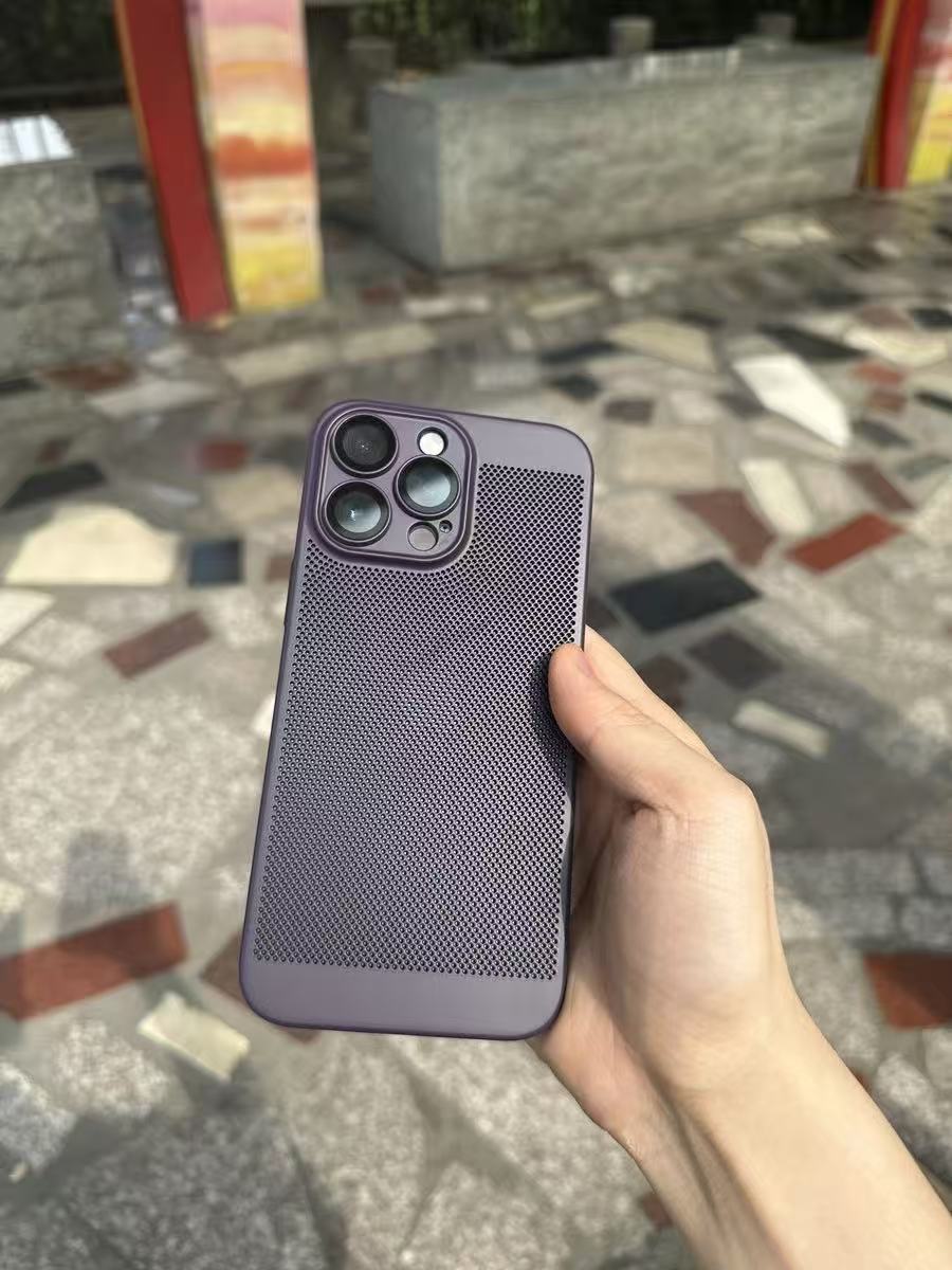 夏季專屬 '͜' iPhone系列鏤空散熱手機殼