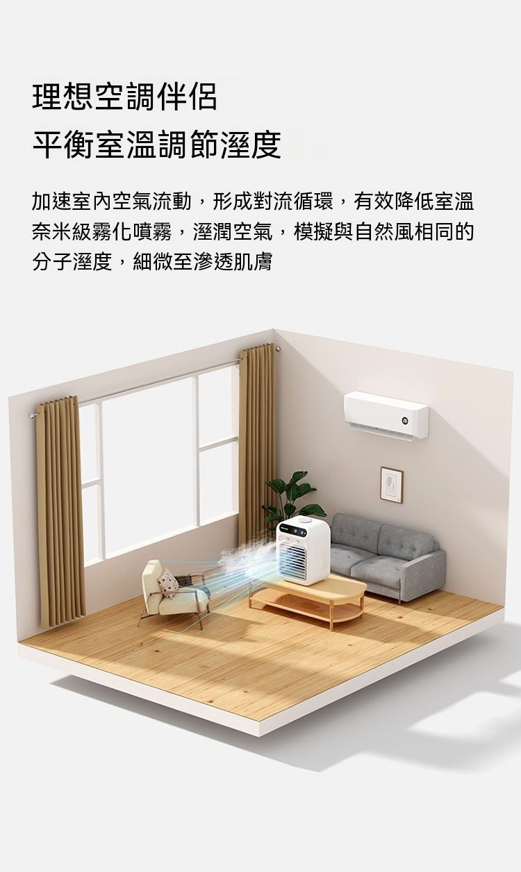 MINI冰霧桌面風扇