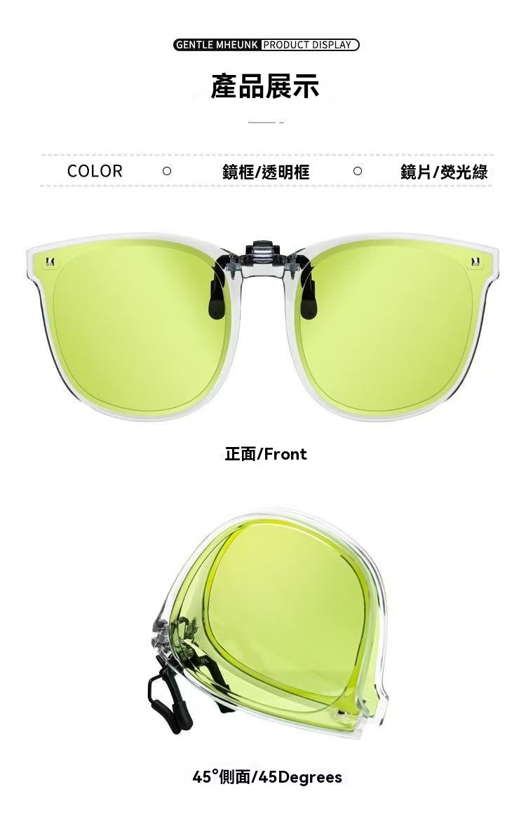 Day and Night Use Transition Night Vision Clip-on Lenses