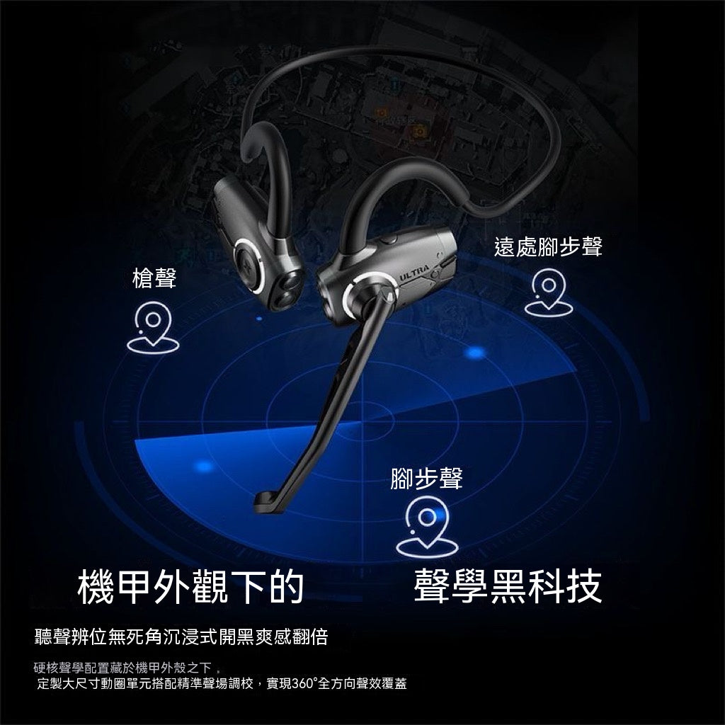 Extreme Realm Ultra Wireless Open-Ear Gaming Headset