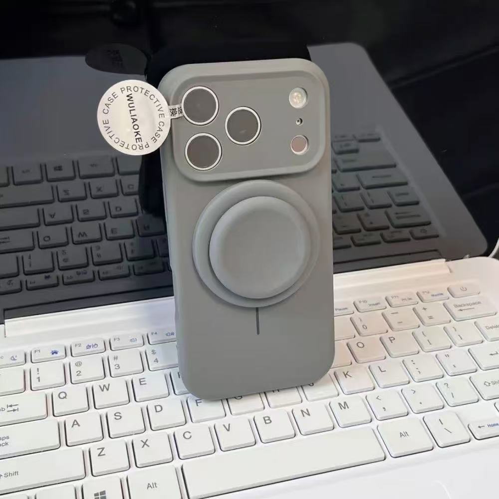高端磁吸支架液態矽膠手機殼 （適用iPhone 15-17系列）