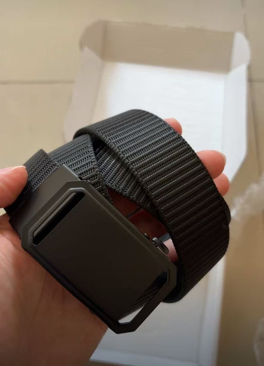Men's New Automatic Buckle Leather Belt Versatile