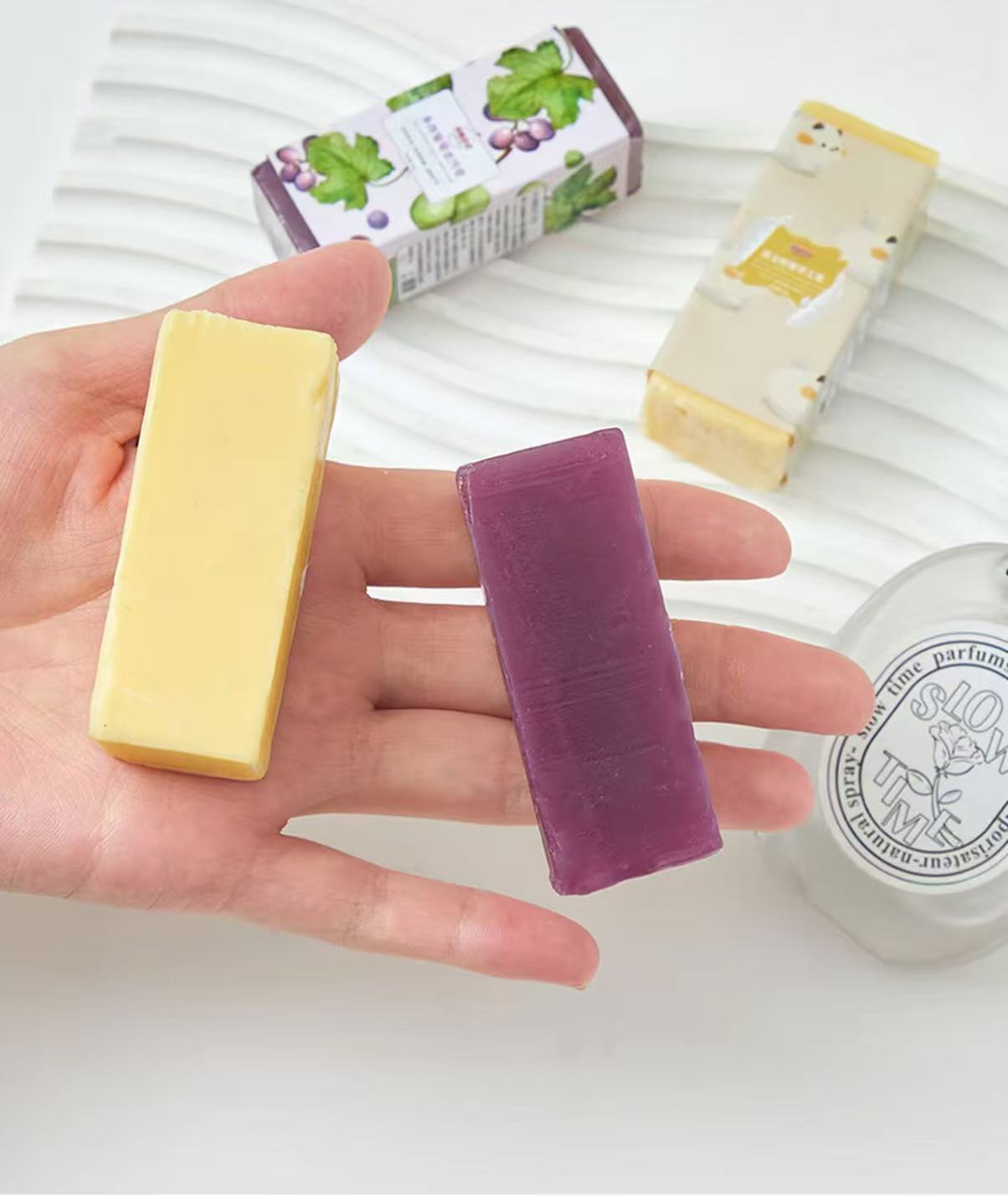 Grape Succulent Stain-Removing Soap / Cheese Milk Scented Handmade Soap