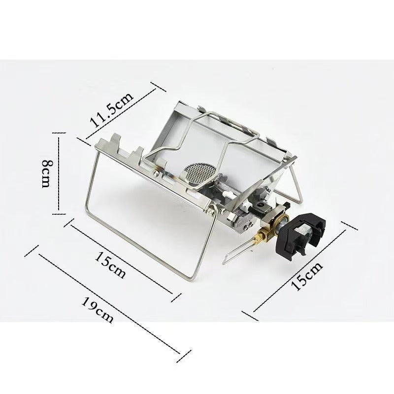 Ultra-thin Outdoor Card Stove, Portable Camping Cassette Stove