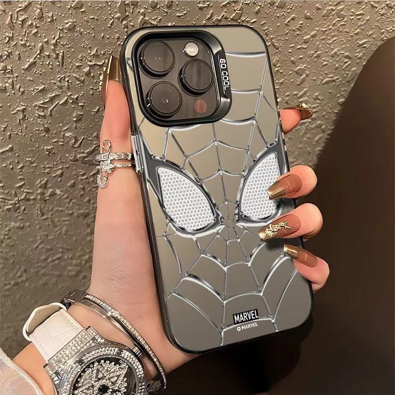 Silver Spider-Man Holographic Phone Case