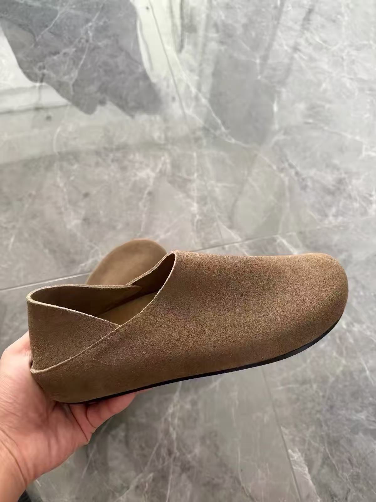 Vintage Round-Toe Birkenstock-Style Backless Clogs with Convertible Heel Strap