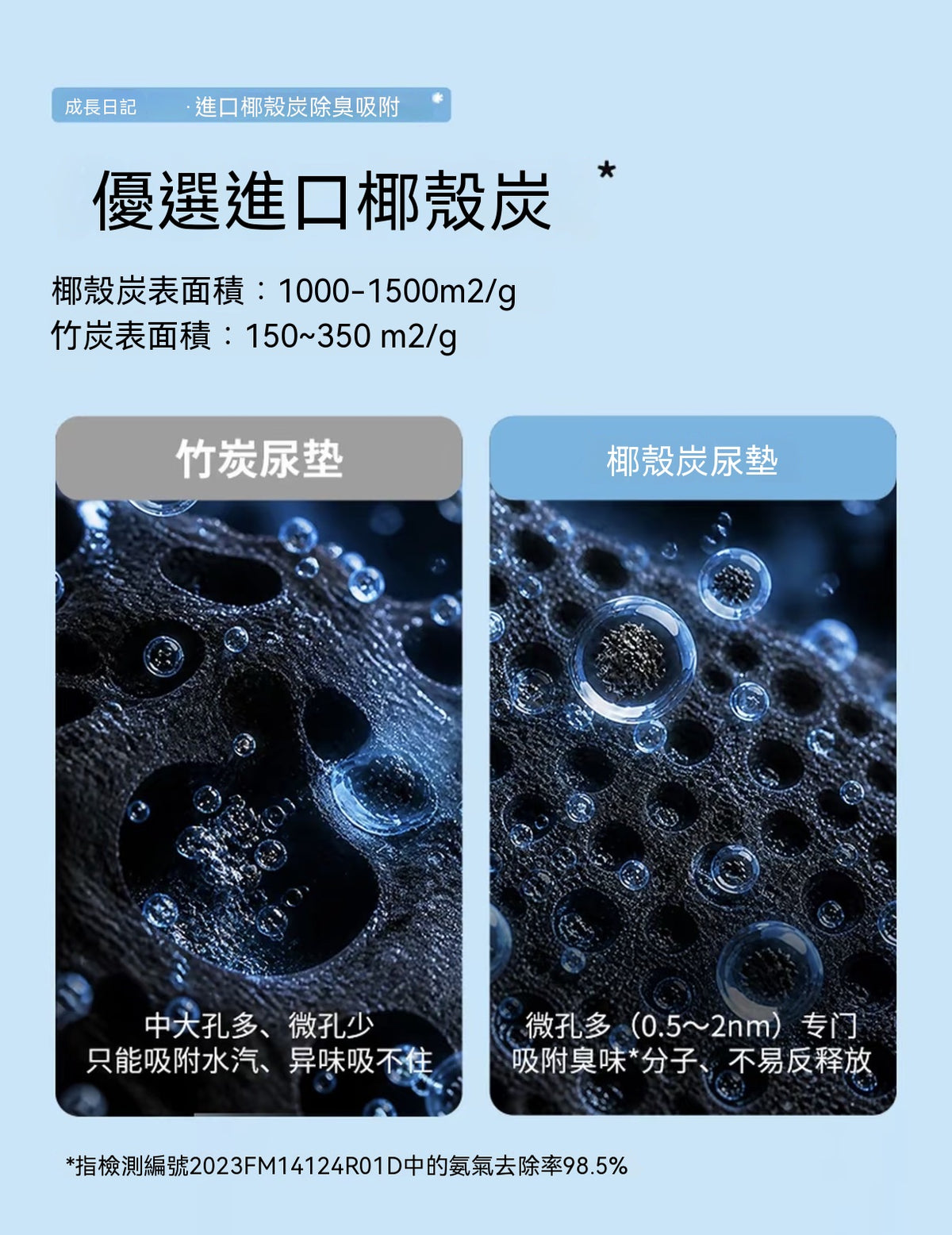 椰殼炭寵物除臭尿墊