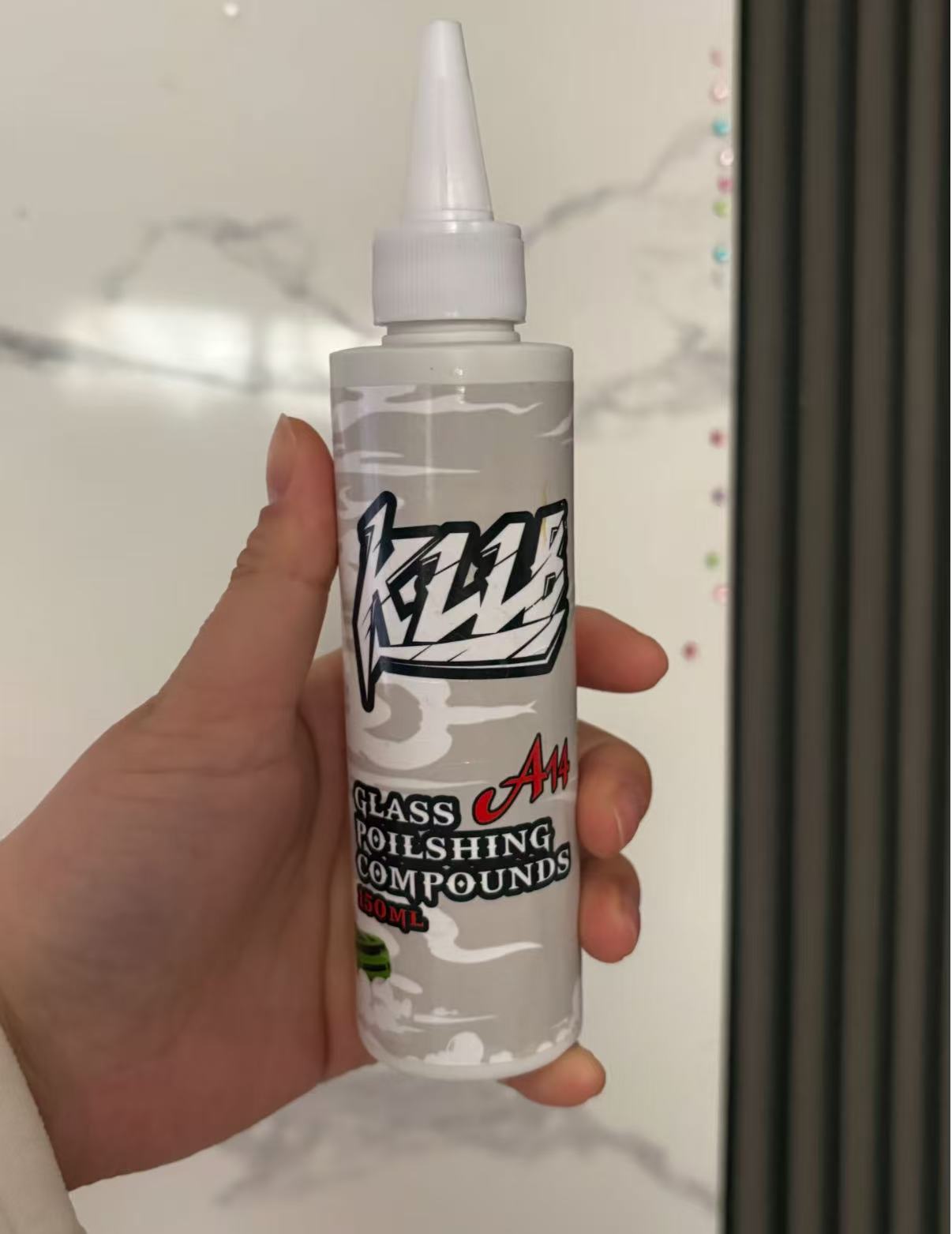 KLCB Glass Polishing Agent | Automotive Glass Oil Film Remover, Coating, and Wax Residue Cleaner