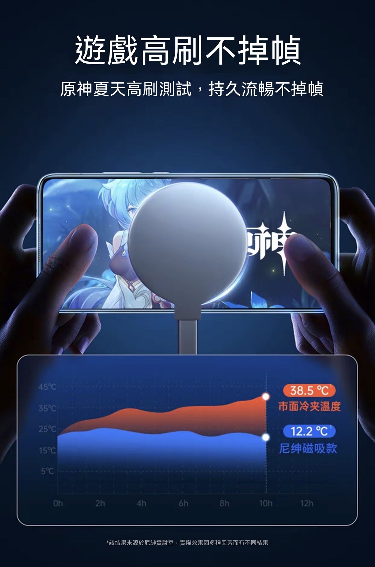 降溫磁吸水冷手機散熱器
