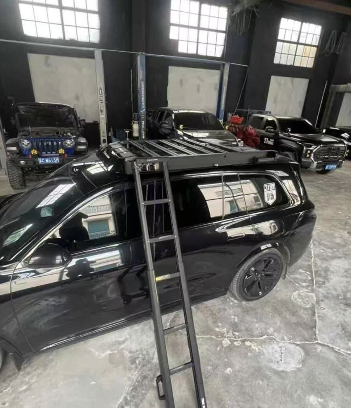 車頂旋轉攀梯