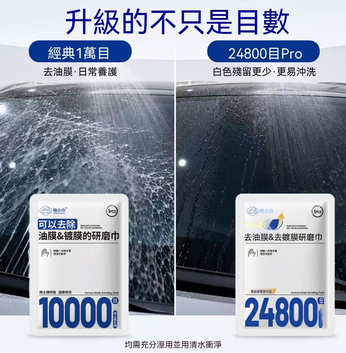 Upgraded Oil Film Removing and Coating Polishing Cloth, 24800 Grit