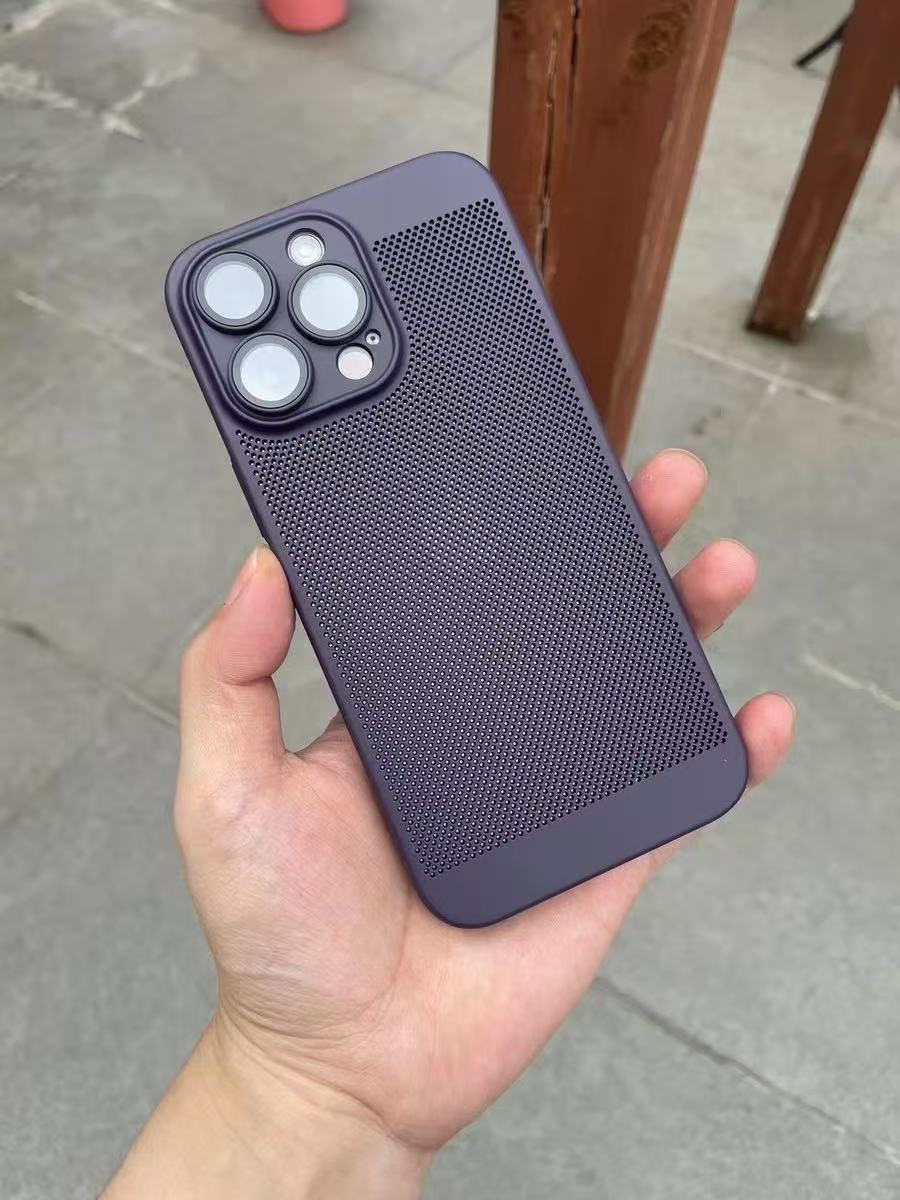 夏季專屬 '͜' iPhone系列鏤空散熱手機殼
