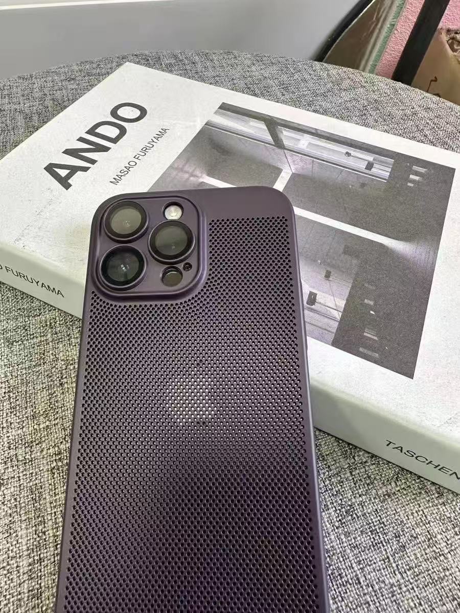夏季專屬 '͜' iPhone系列鏤空散熱手機殼