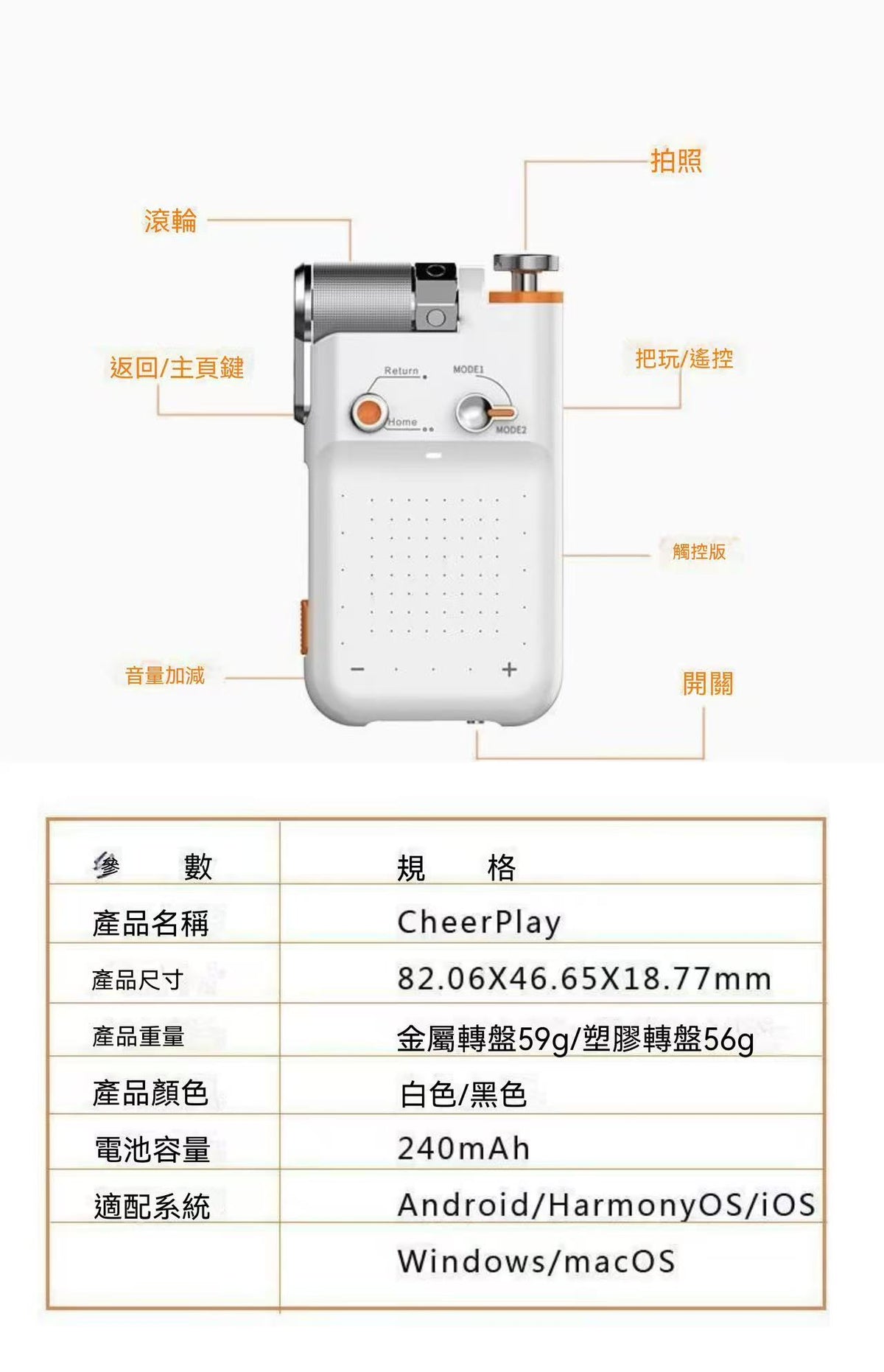 CheerPlay Smart Handheld Remote Control