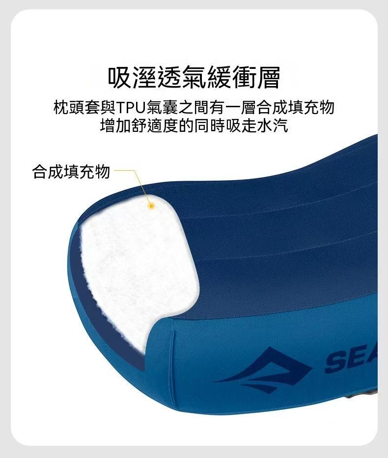 Portable inflatable pillow