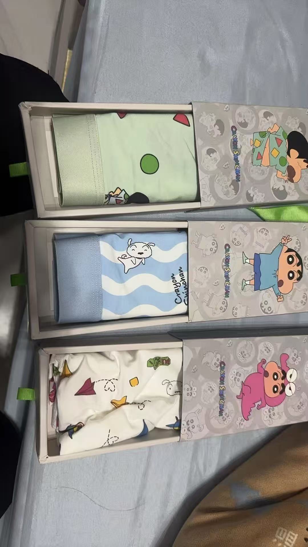 【3-piece gift set】Crayon Shin-chan collaboration men's boxer briefs