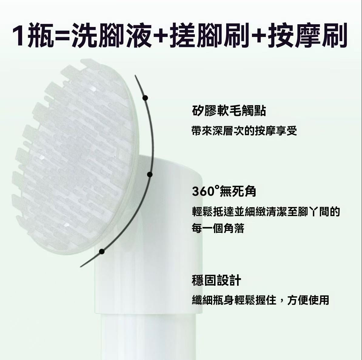 Stinky Foot Wash Foot Bubbling Brush