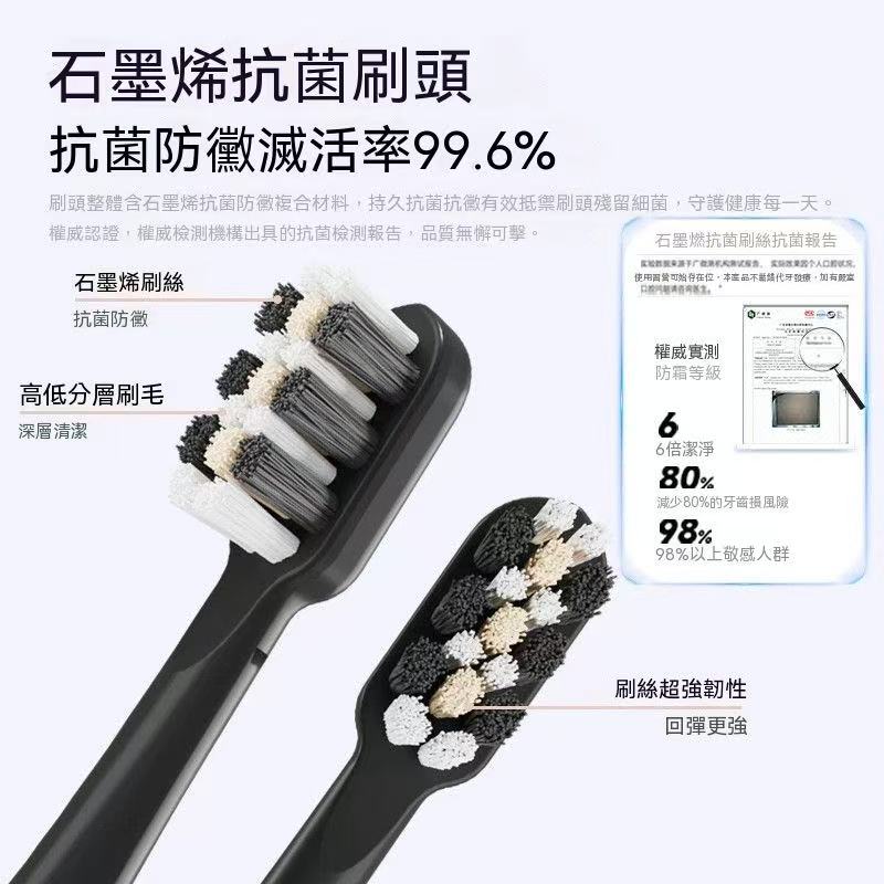 首創一鍵伸縮殺菌電動牙刷