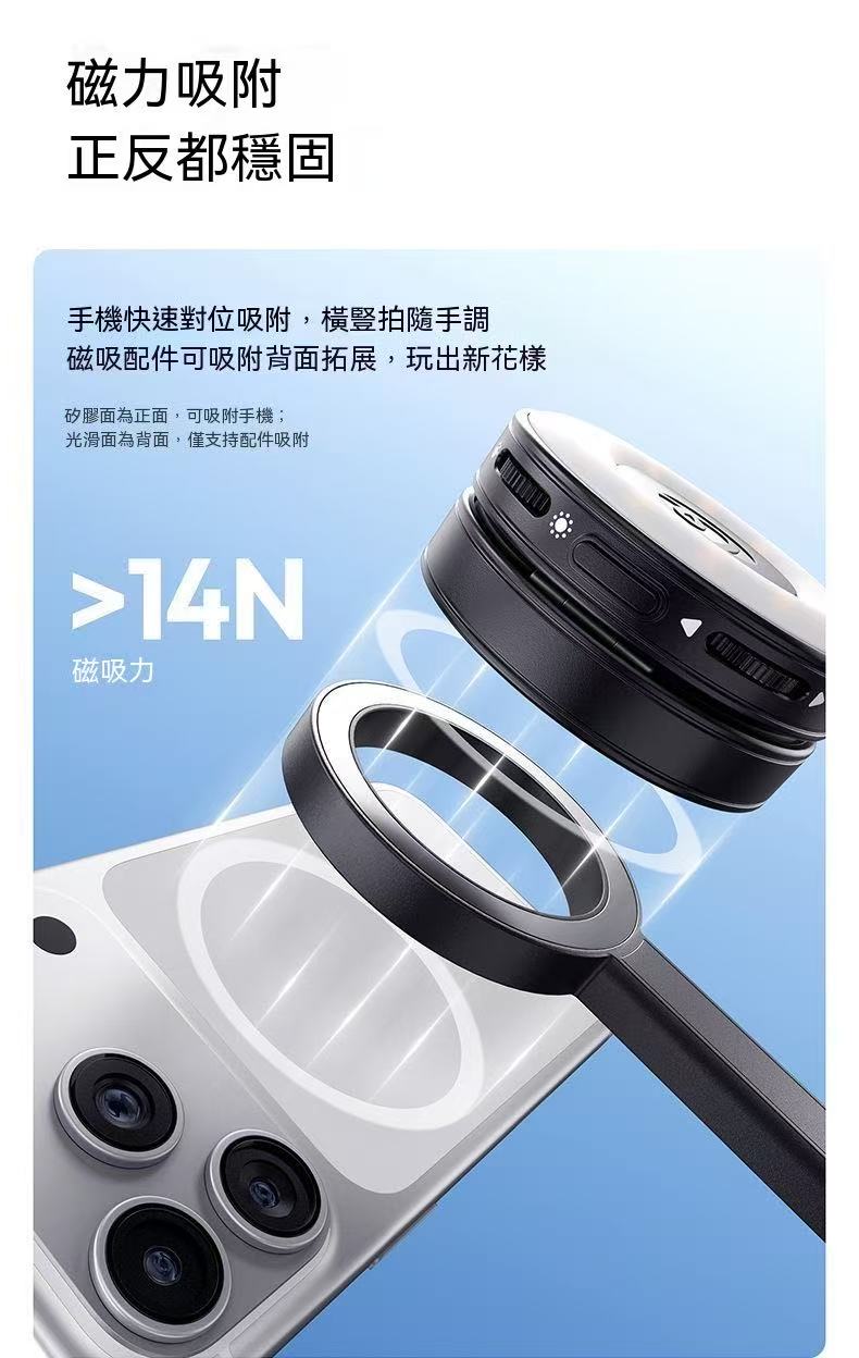 SK-21 One-Touch Open/Close Magnetic Phone Holder with Automatic Pop-Up Floor Tripod