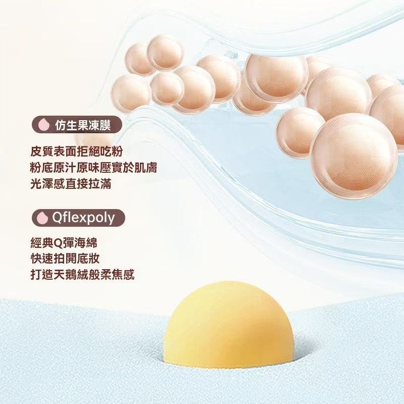 瓷汪汪粉扑（粉底液專用化妝工具套組）