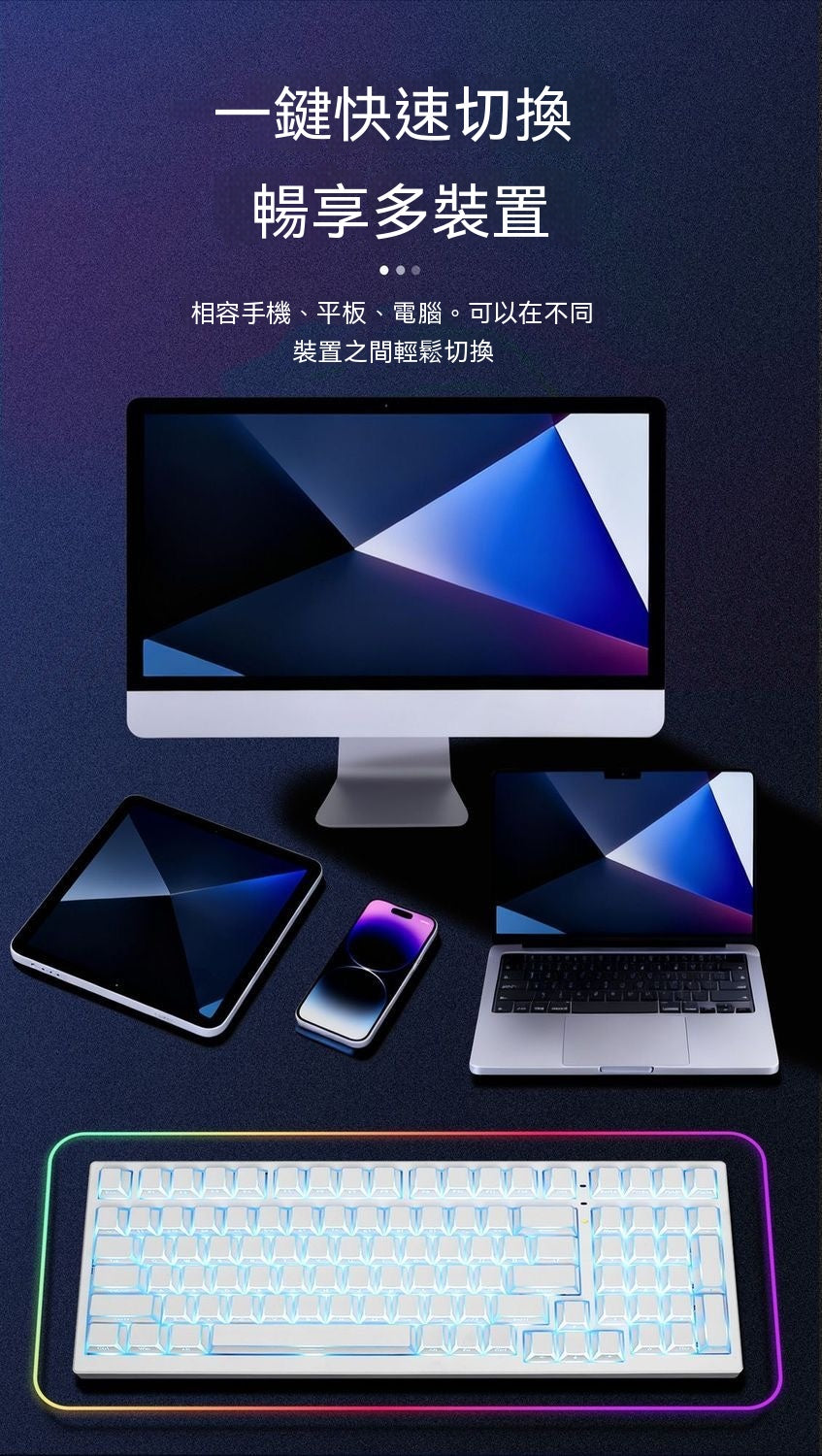 MGC98 Tri-Mode Mechanical Keyboard
