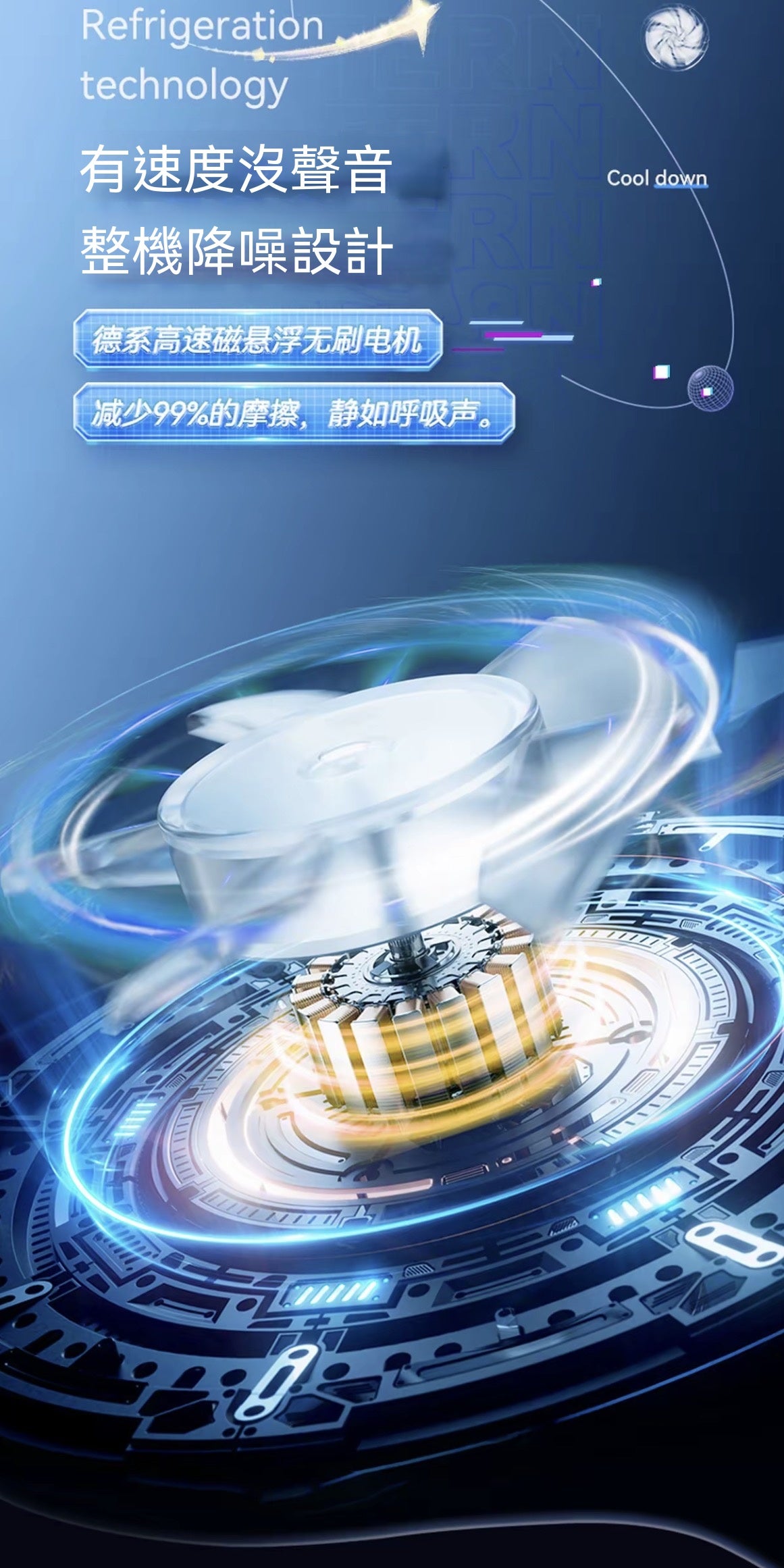 Dual-core semiconductor cooling laptop cooler