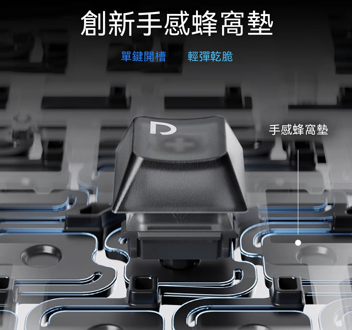 FS68多霍爾電競磁軸遊戲鍵盤