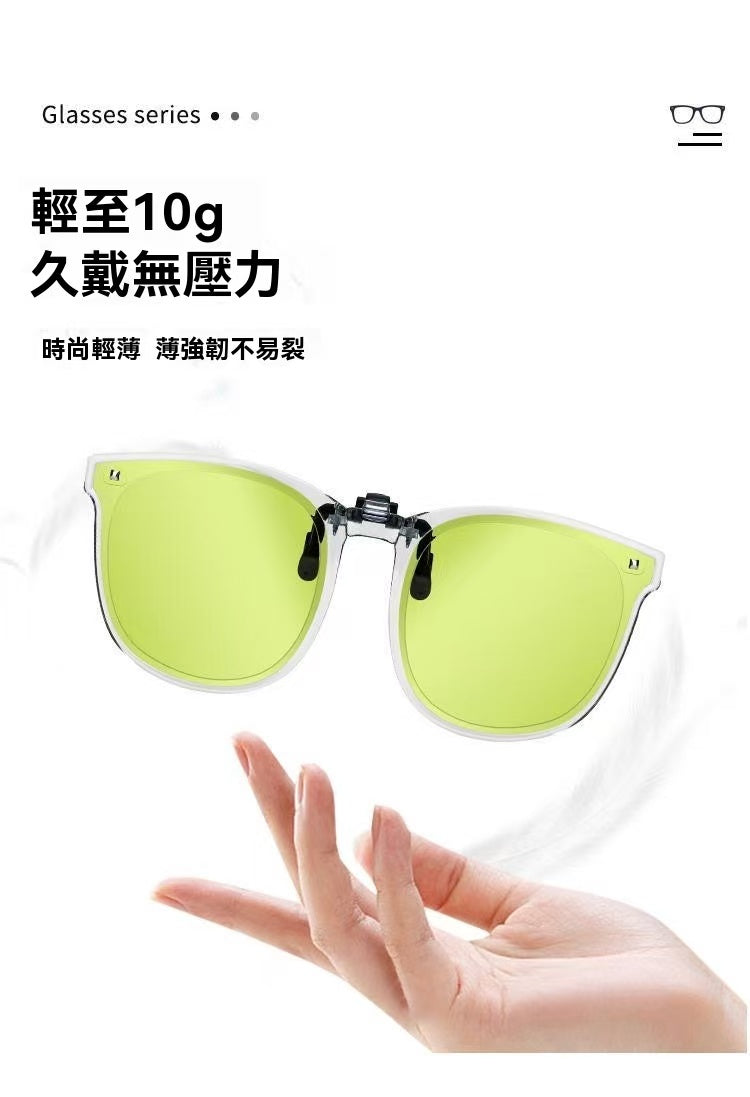 Day and Night Use Transition Night Vision Clip-on Lenses