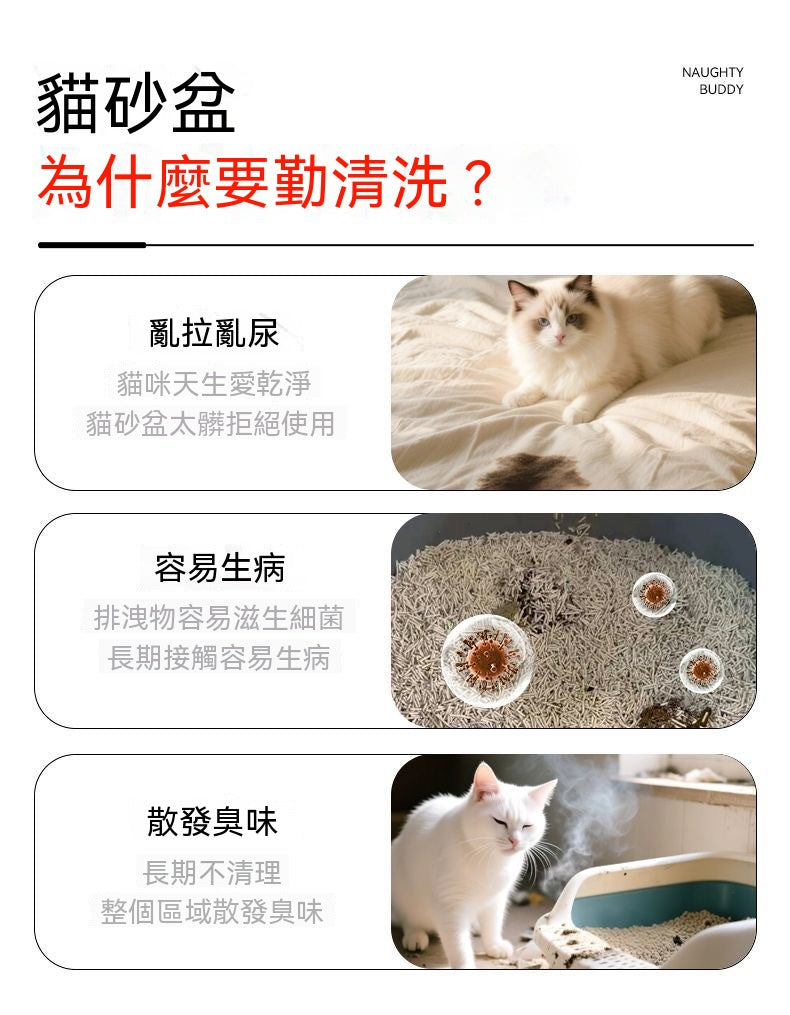 貓砂盆清潔泡泡2.0