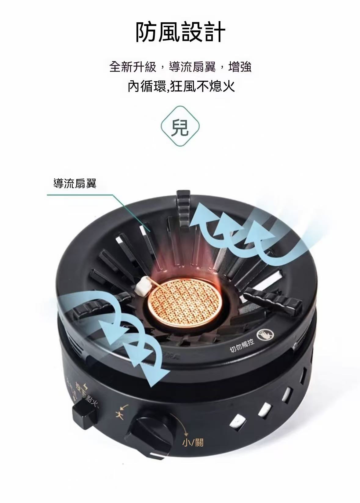 戶外便攜旅行爐具防風家用煮茶具套裝