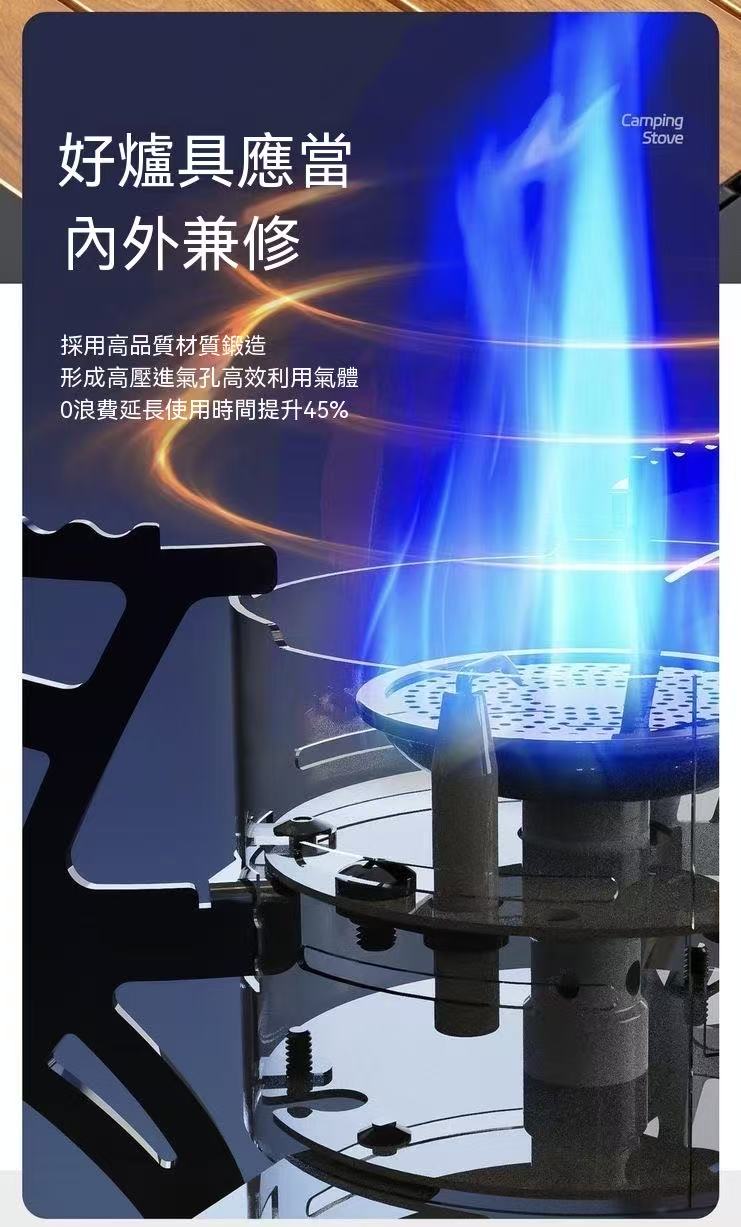 Outdoor Hiking Camping Foldable Cassette Stove High Power Lightweight Cooker