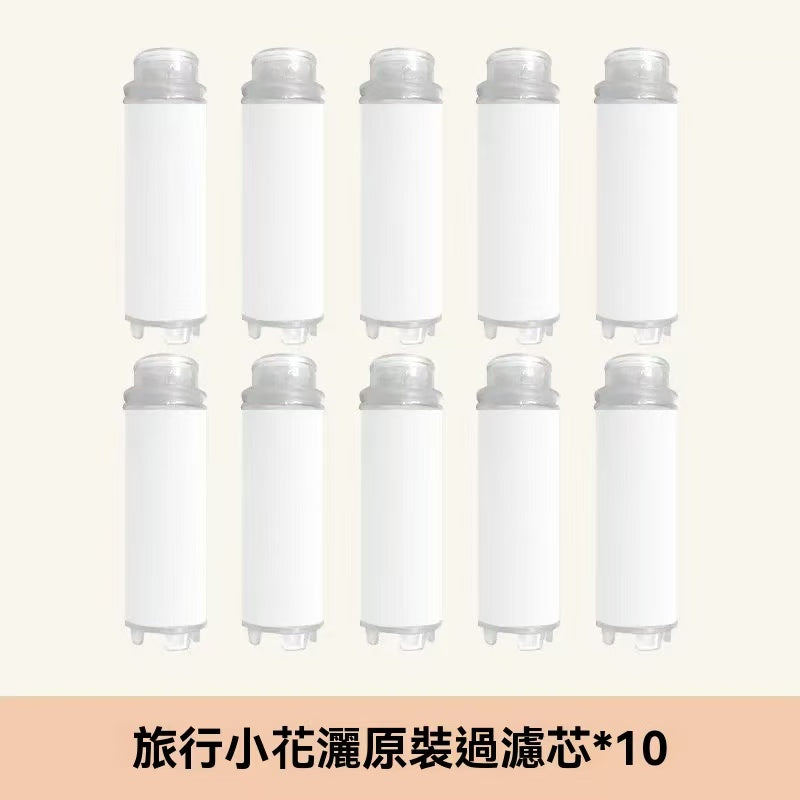 Mini lightweight filter shower head