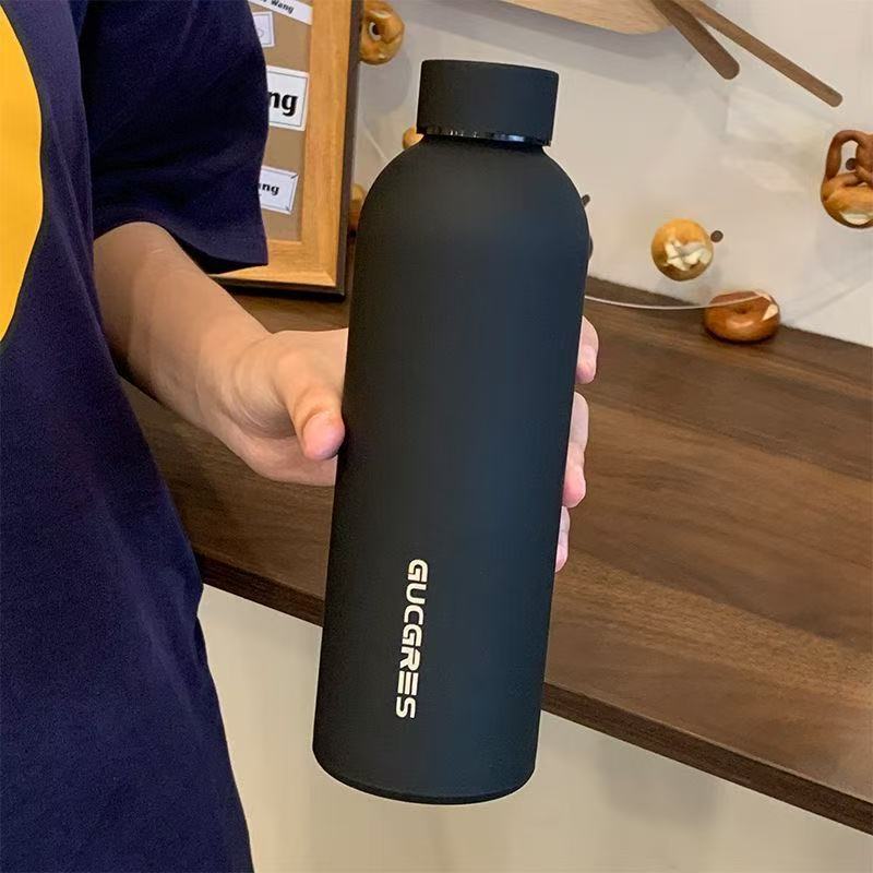 Minimalist Frosted Portable Sports Water Bottle (Summer Sale Price 🧧)