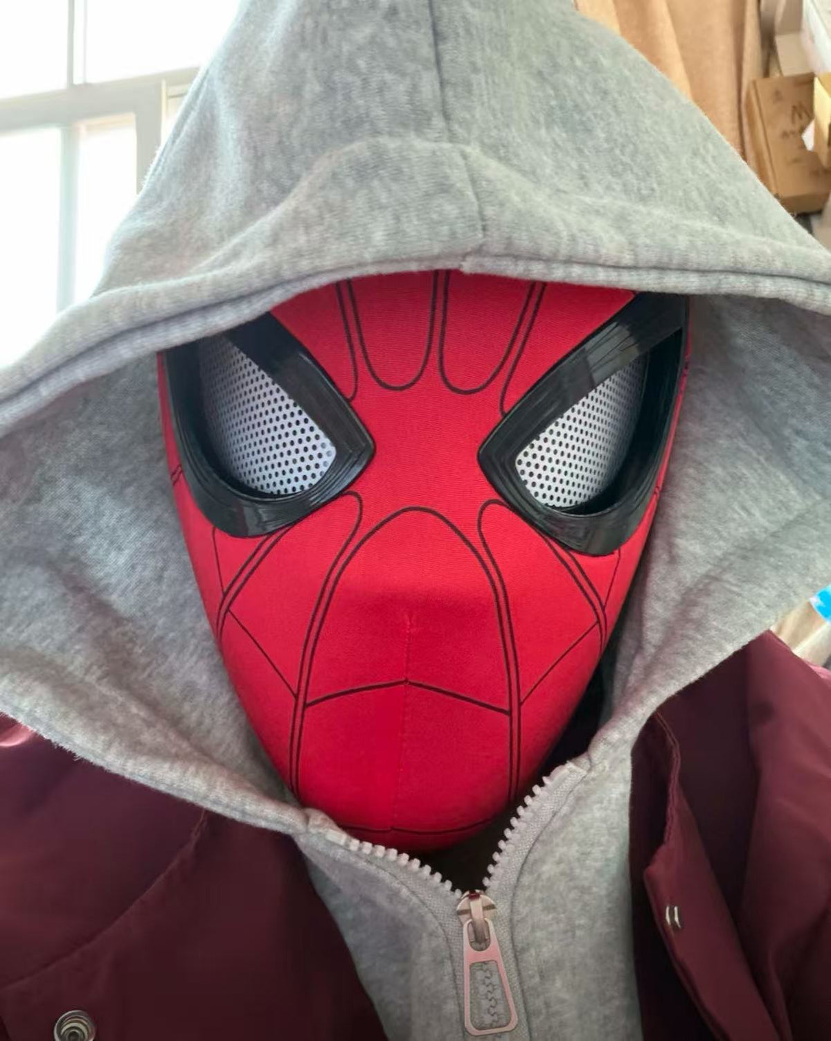 Electric Super Hero Spider-Man Mask