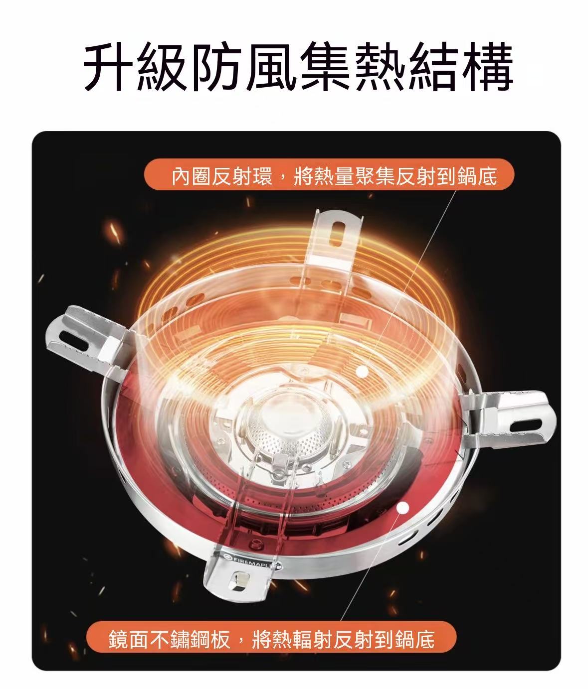 Outdoor Portable Stir-fry Stove Gas Camping Cooker Cassette Stove