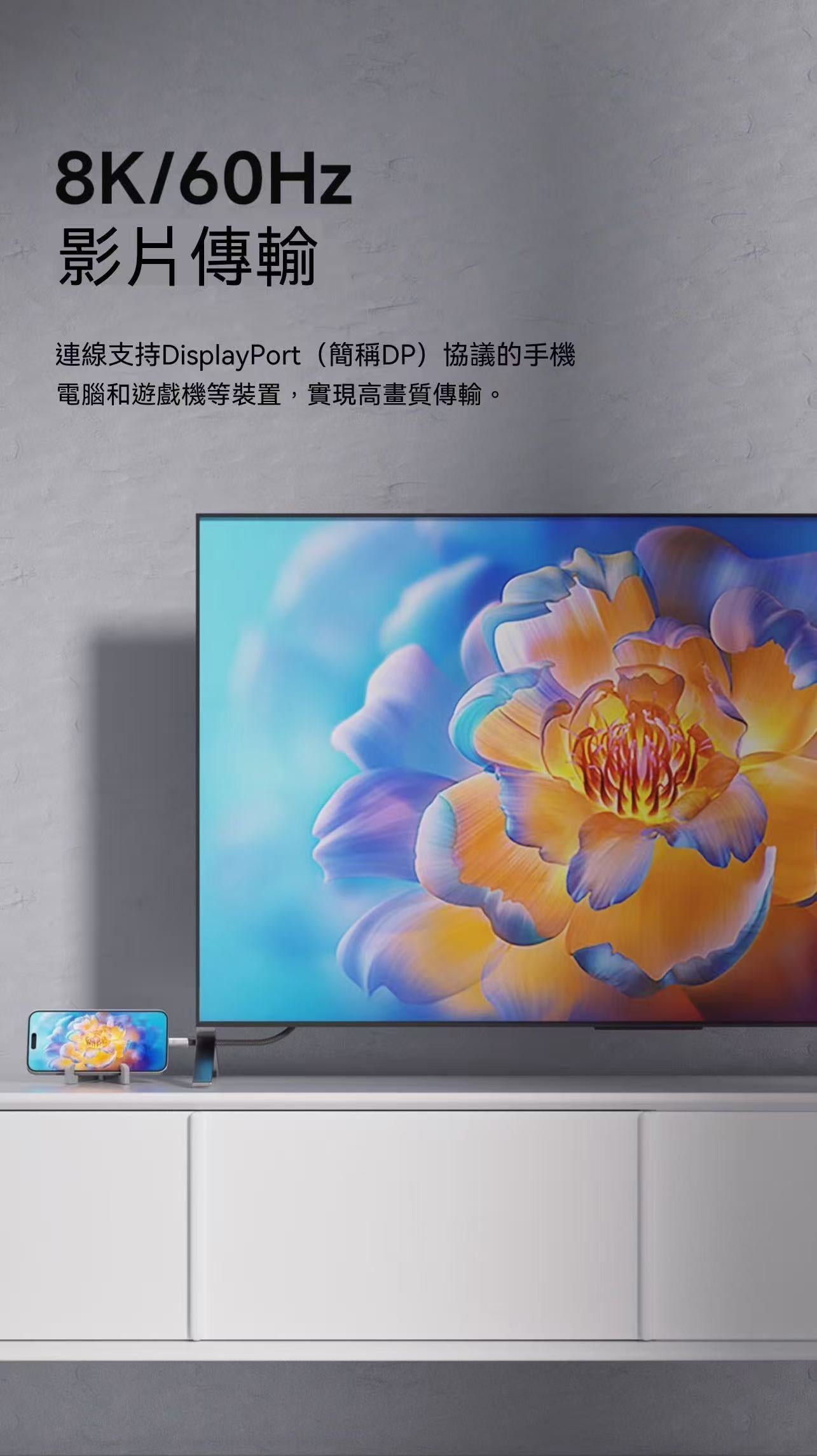 USB4 全功能手腕掛繩線