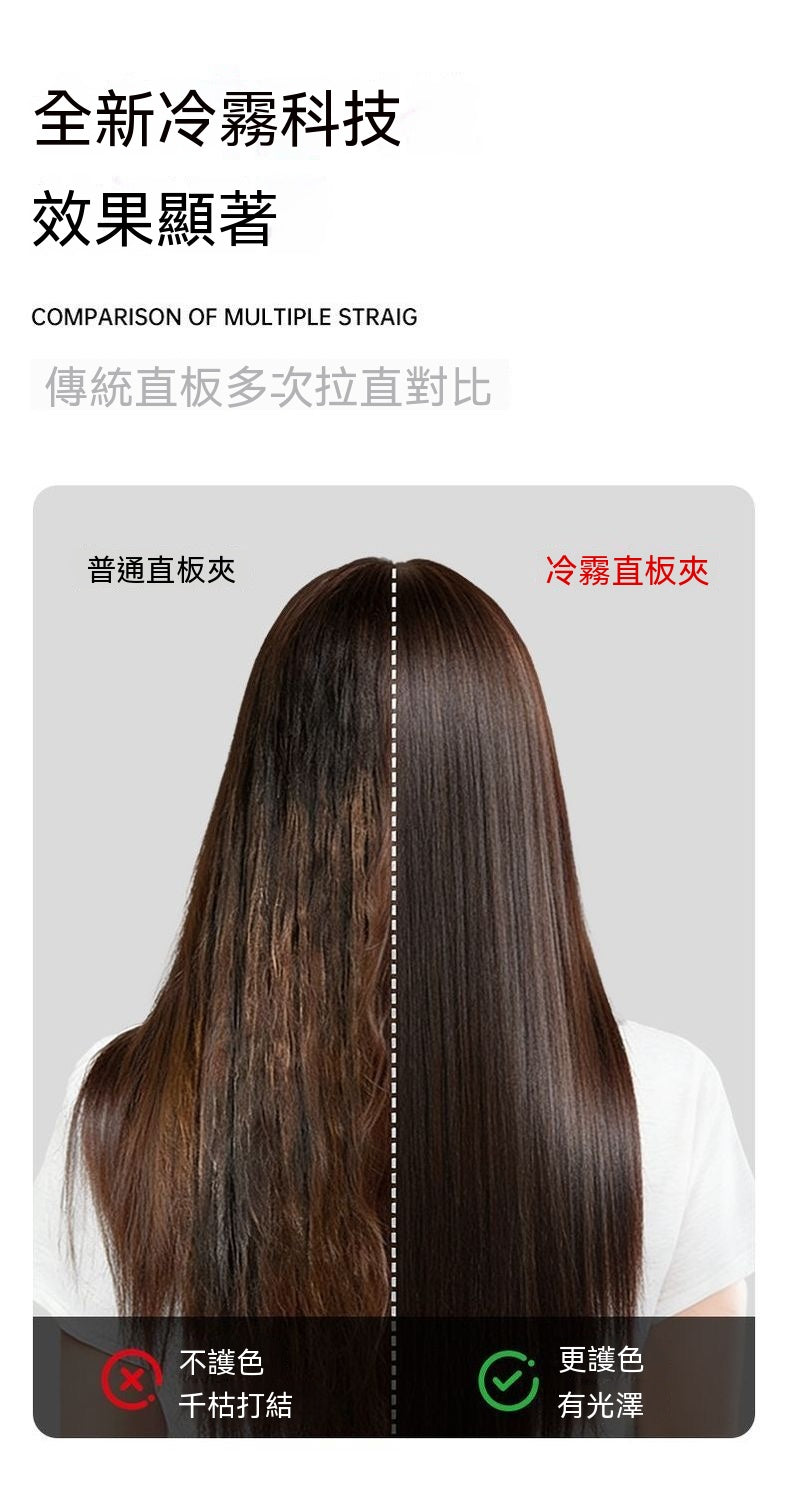 Cold Mist Negative Ion PRO Hair Straightener (for straightening and curling)