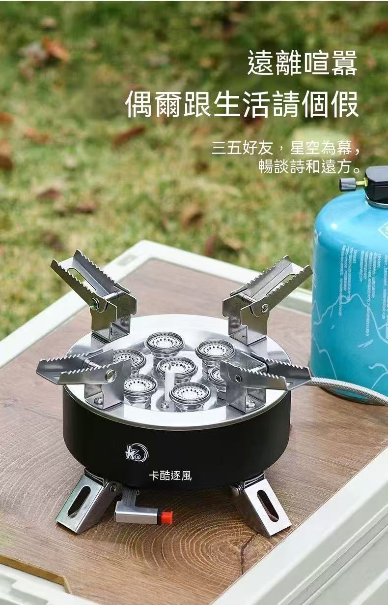 Outdoor camping stove, cookware, pot, and grill pan storage bag combo
