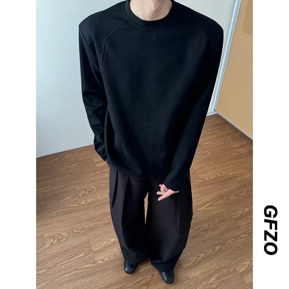結構拼接長袖T恤男（神之內搭）